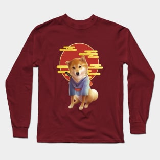 Samurai Shiba Long Sleeve T-Shirt